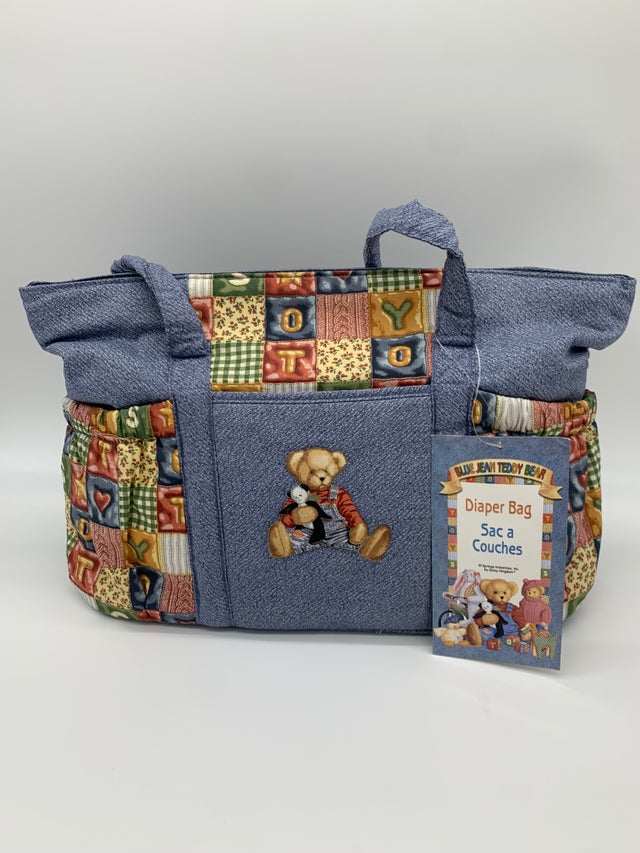 Jean diaper store bag