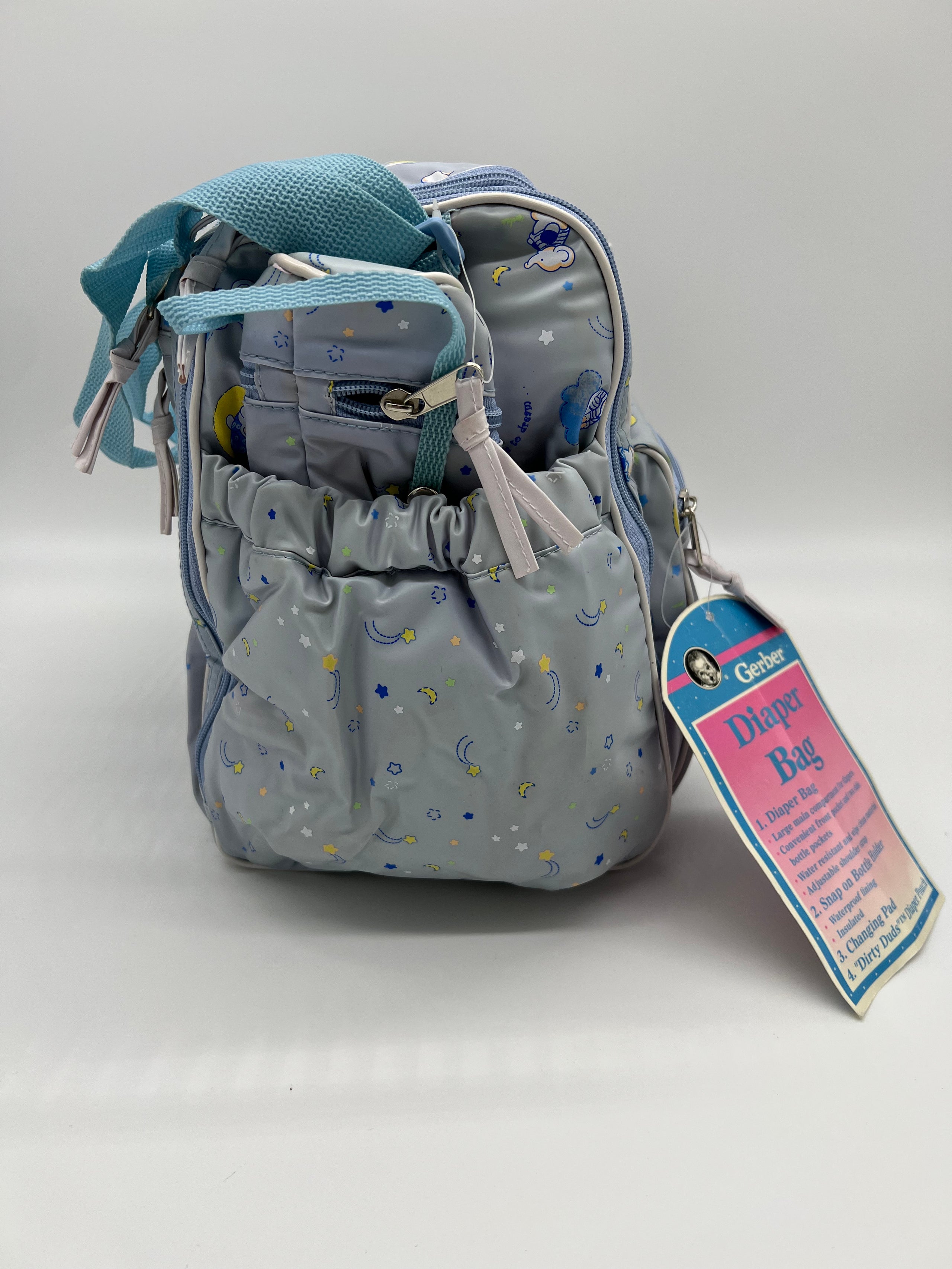 Vinyl store diaper bag